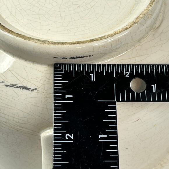 Vintage Boch Belgium Chamber Pot Ironstone Glazed Belgium Ware 6"x8" Pre-War Era - Picture 13 of 15